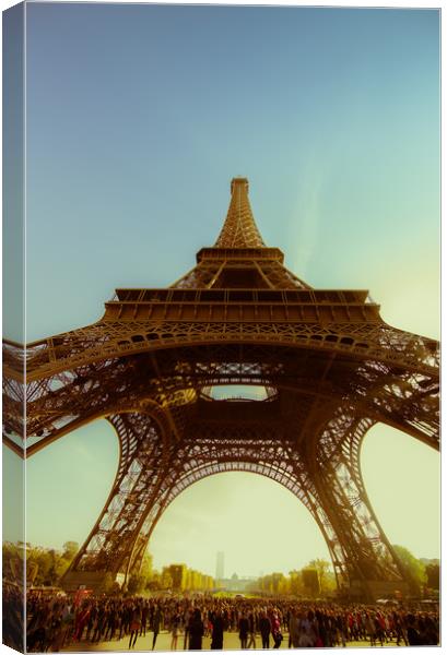 Eiffel Tower. Canvas Print by Maggie McCall