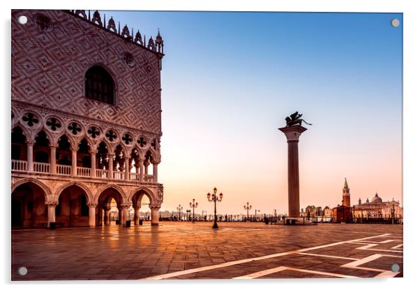 Piazza San Marco Acrylic by Svetlana Sewell