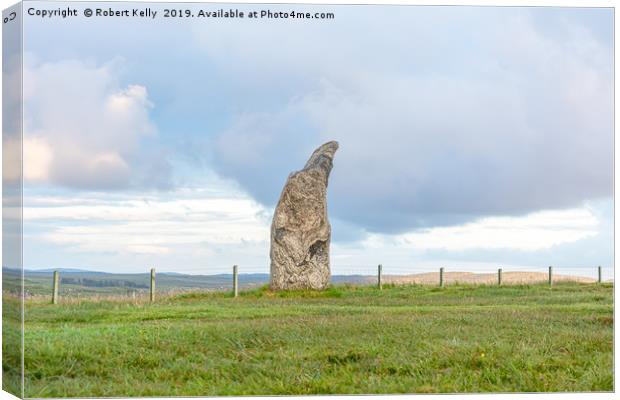 Callanish Stones on the Isle of Lewis Canvas Print by Robert Kelly