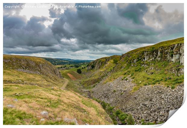 Holwick Scar, Upper Teesdale Print by Richard Laidler