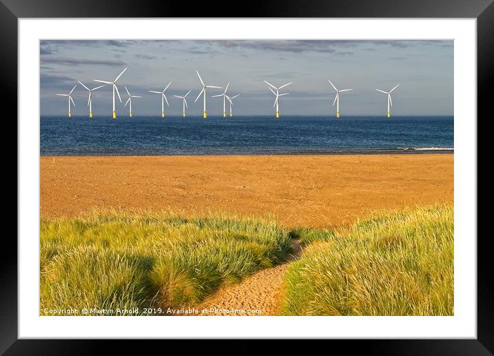 Offshore Wind on Teesside  Framed Mounted Print by Martyn Arnold