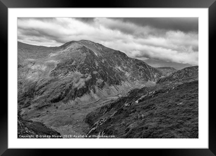 Llanberis Pass  Framed Mounted Print by Graham Moore