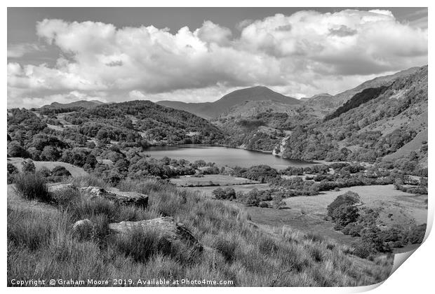 Llyn Gwynant  Print by Graham Moore