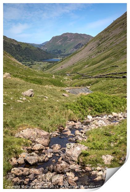 Kirkstone Beck Print by Graham Moore