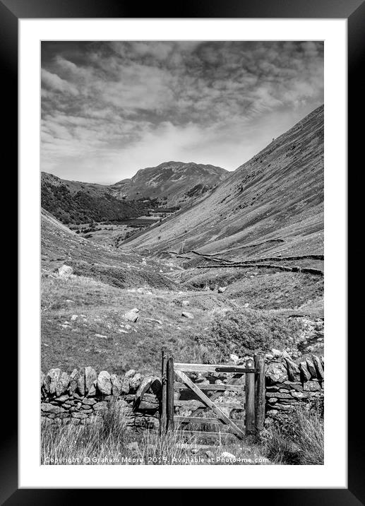 Kirkstone Pass  Framed Mounted Print by Graham Moore