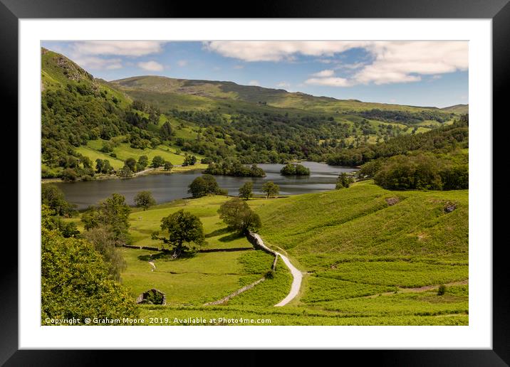 Rydal Water Framed Mounted Print by Graham Moore