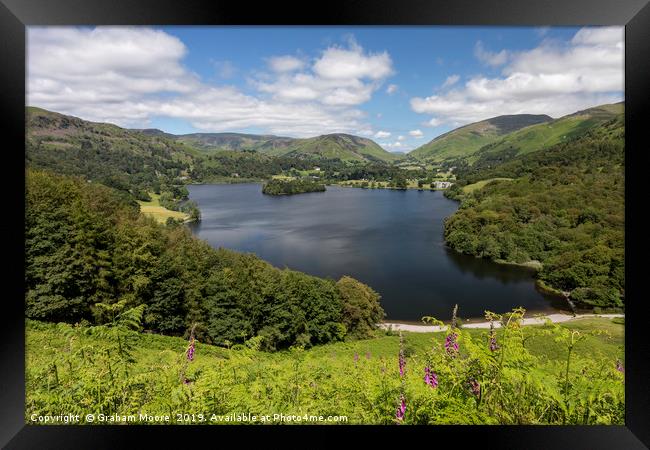 Grasmere from Loughrigg Terrace Framed Print by Graham Moore