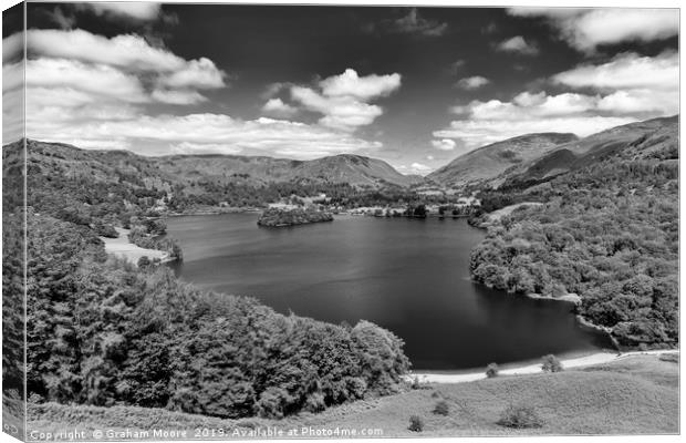 Grasmere from Loughrigg Terrace  Canvas Print by Graham Moore