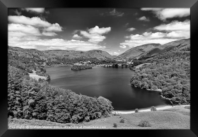 Grasmere from Loughrigg Terrace  Framed Print by Graham Moore