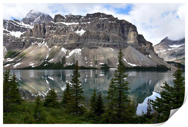 Bow Lake Print by barbara walsh