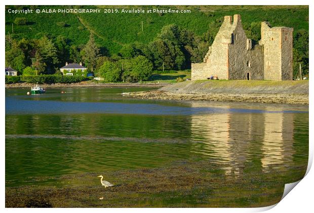 Lochranza Castle, Isle of Arran, Scotland Print by ALBA PHOTOGRAPHY