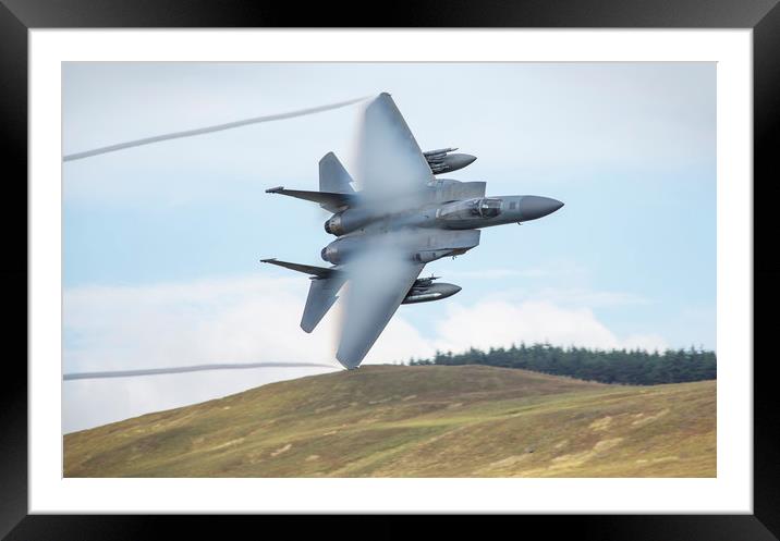 F15 C Low level Framed Mounted Print by Rory Trappe