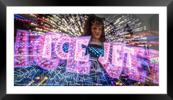Fairground Lights  Framed Mounted Print by Tyne Tees Photography