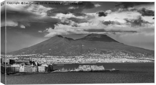 Clouds over Versuvius Canvas Print by Ian Collins