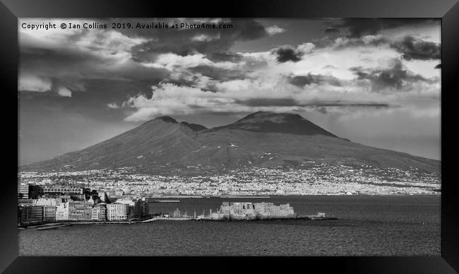 Clouds over Versuvius Framed Print by Ian Collins