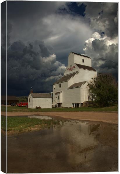 Storm elevator  Canvas Print by Paul Fine