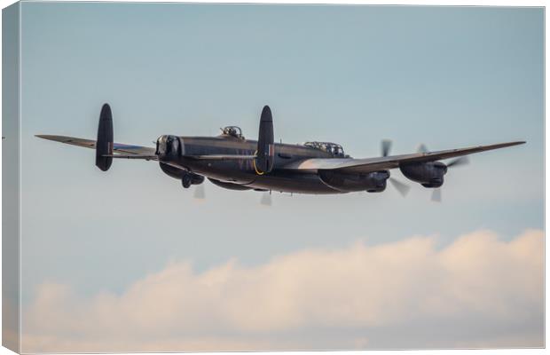 Lancaster Bomber Canvas Print by Rich Wiltshire