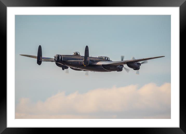 Lancaster Bomber Framed Mounted Print by Rich Wiltshire