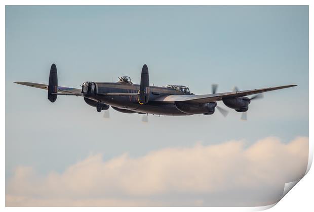Lancaster Bomber Print by Rich Wiltshire