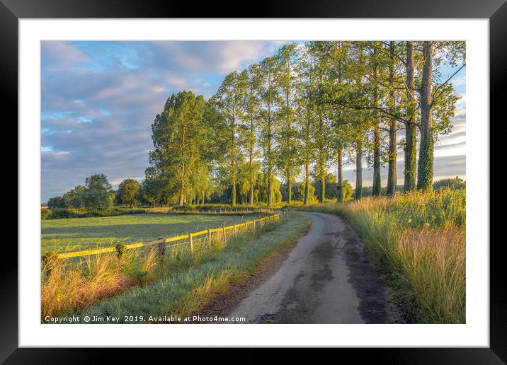 The Road to Bintree Mill Framed Mounted Print by Jim Key