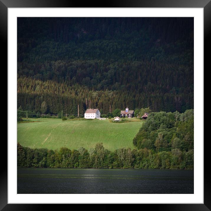 Lillehammer Framed Mounted Print by Hamperium Photography