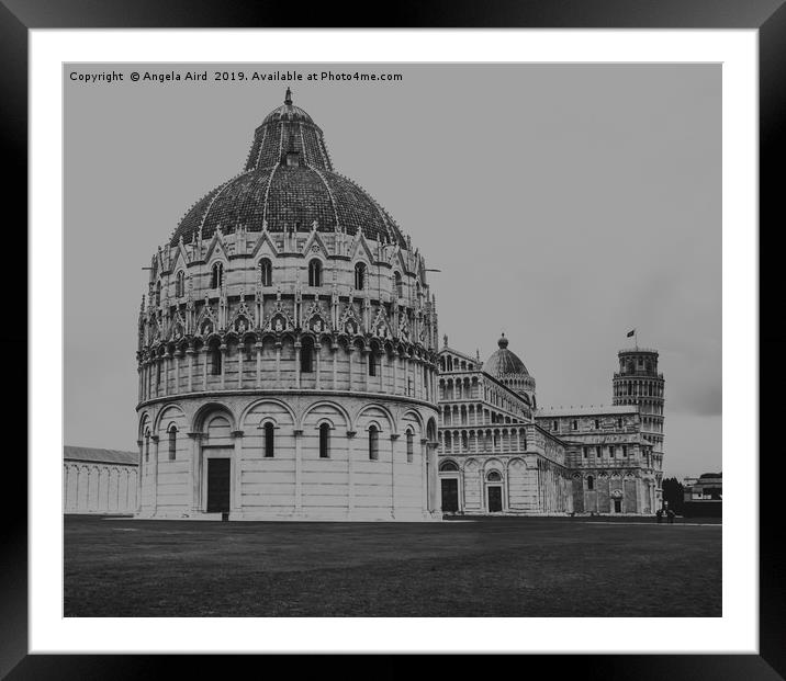 Pisa. Framed Mounted Print by Angela Aird
