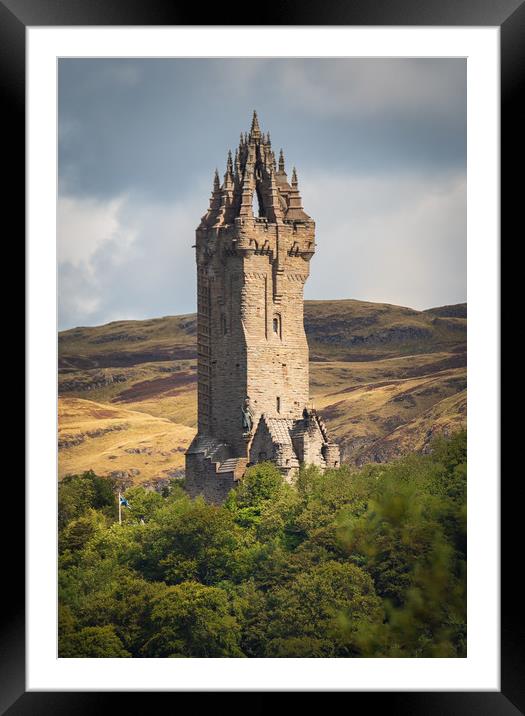 The National Wallace Monument Framed Mounted Print by Eric Said