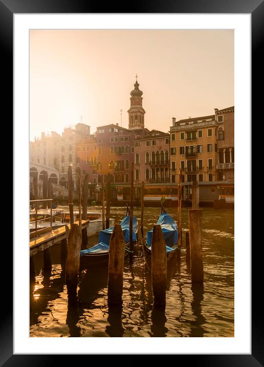 Morning Venice Framed Mounted Print by Svetlana Sewell