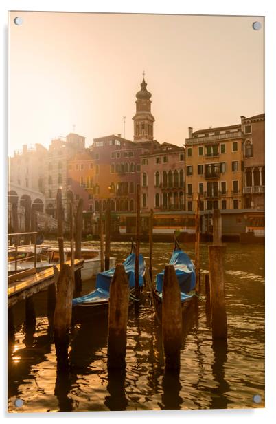 Morning Venice Acrylic by Svetlana Sewell