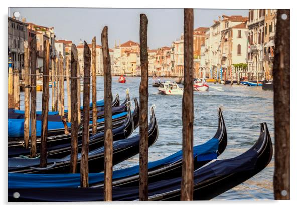 Gondolas Acrylic by Svetlana Sewell
