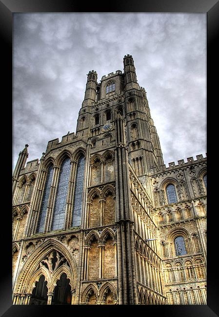 ELY CATHEDRAL Framed Print by Gypsyofthesky Photography