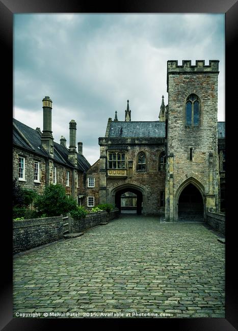 Vicars' Close in Wells, England Framed Print by Mehul Patel