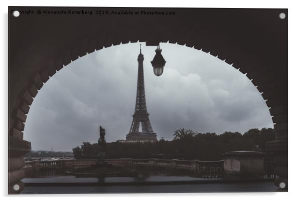 Eiffel Tower Paris Acrylic by Alexandre Rotenberg