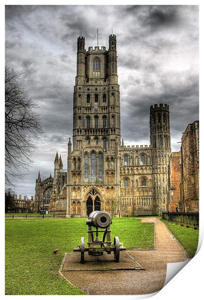 ELY CATHEDRAL HDR Print by Gypsyofthesky Photography