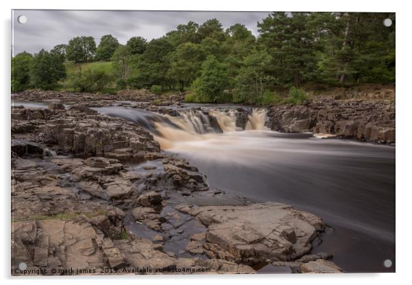 Low Force Waterfalls Acrylic by mark james