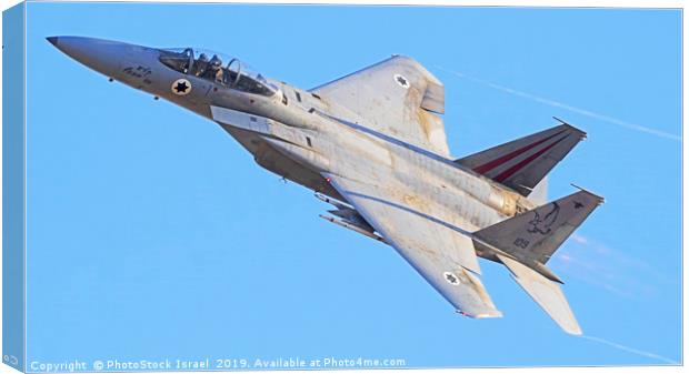 IAF F-15C Fighter jet  Canvas Print by PhotoStock Israel