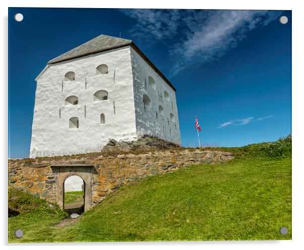 Trondheim Kristiansten Fortress Acrylic by Antony McAulay