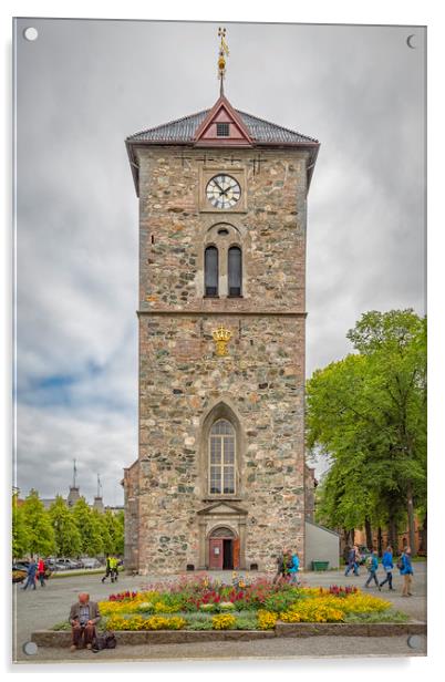 Trondheim Var Frue Church Acrylic by Antony McAulay