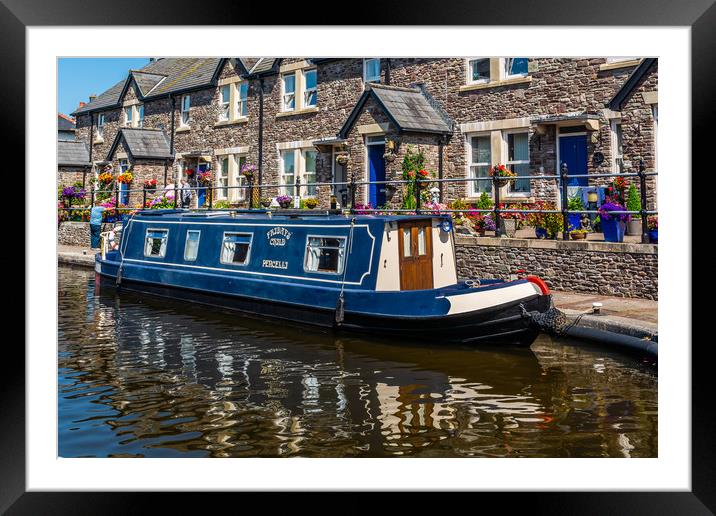 Narrow Boat Fridays Child Framed Mounted Print by Steve Purnell