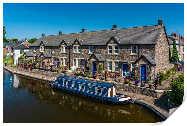 Glorious Brecon Canal Basin 1 Print by Steve Purnell