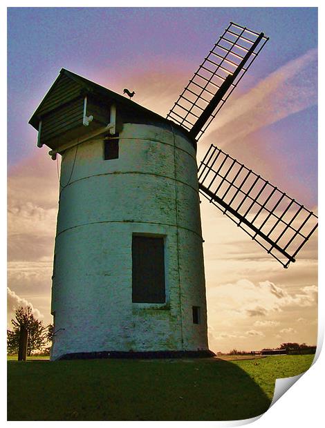 Windmill at Chapel Allerton Print by Susie Hawkins