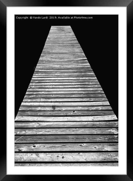 Wood On Lake 4 Framed Mounted Print by DiFigiano Photography