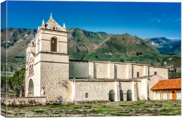 Ancient Chapel at the Outsides of Arequipa Canvas Print by Daniel Ferreira-Leite