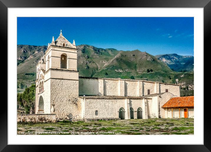 Ancient Chapel at the Outsides of Arequipa Framed Mounted Print by Daniel Ferreira-Leite