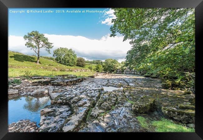 The River Greta at East Mellwaters 3 Framed Print by Richard Laidler