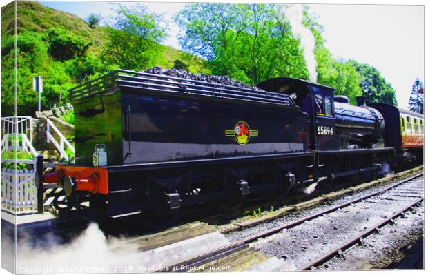 North Yorshire Moors Railway Canvas Print by Ian Pettman