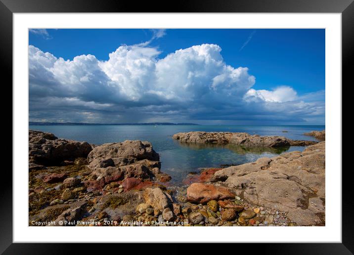 The View from Shoalstone Framed Mounted Print by Paul F Prestidge