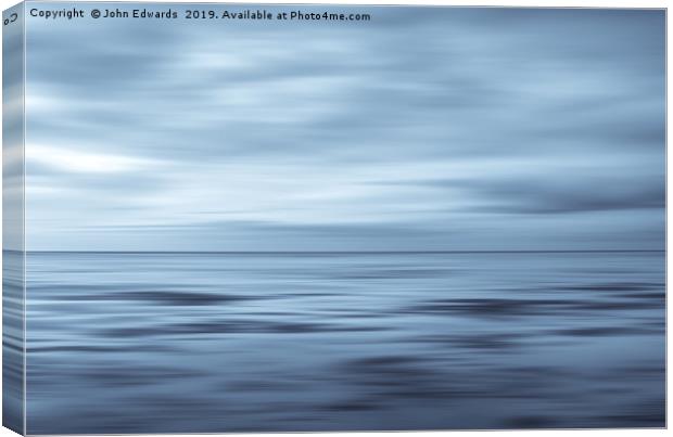 As time goes by, Snettisham Beach Canvas Print by John Edwards