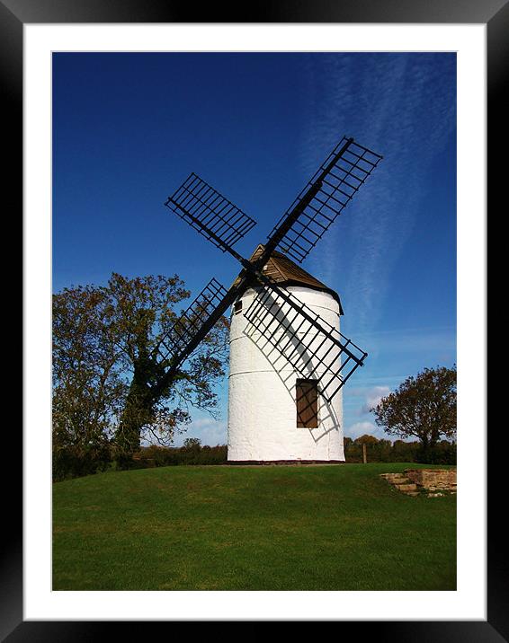 The windmill at Chapel Allerton 2 Framed Mounted Print by Susie Hawkins