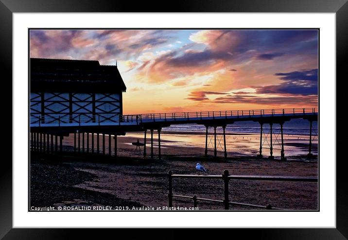 "Perfect end to a Perfect day 2" Framed Mounted Print by ROS RIDLEY